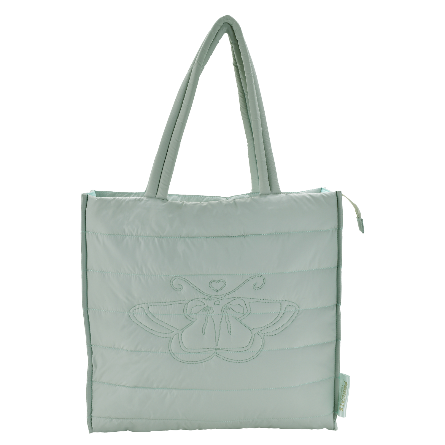 Sage Puffy Tote